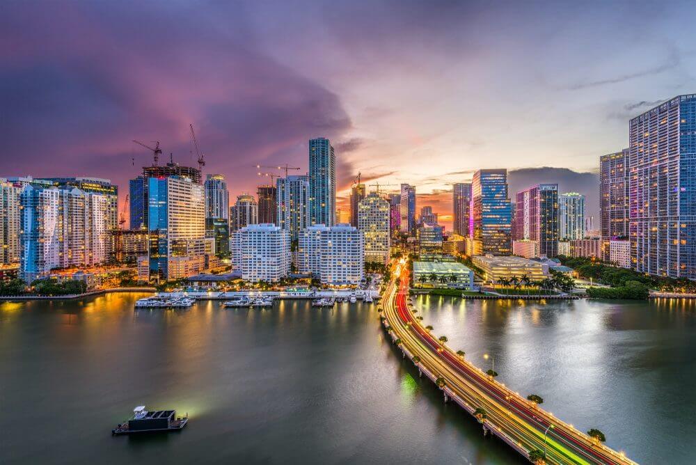 Miami, Florida, USA Skyline